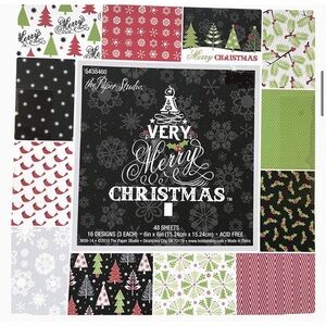 Christmas scrapbooking art paper design pad